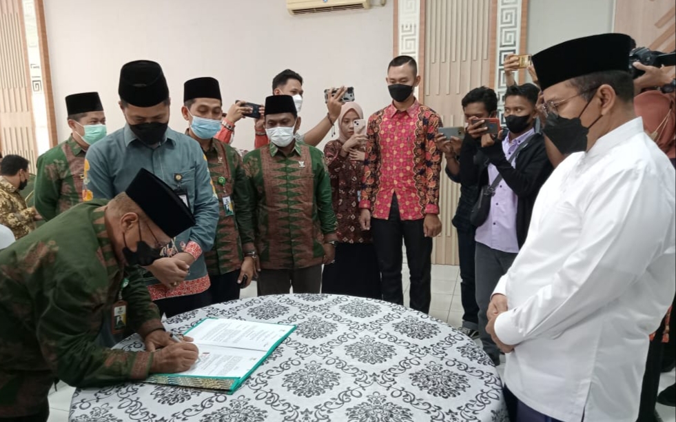 Wakil Wali Kota Jambi Apresiasi Langkah Baznas Jalin MoU Dengan Bank Jambi