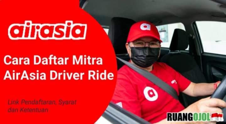 Inilah Cara Mendaftar Driver Ojol AirAsia Ride
