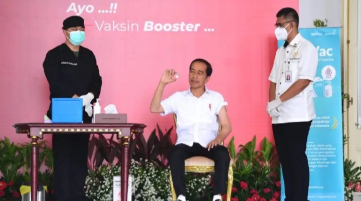 Presiden Ajak Masyarakat Vaksinasi Booster Covid-19