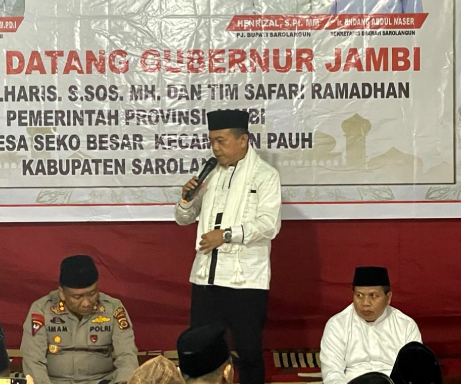 Gubernur Jambi Safari Ramadhan di desa terpencil Seko Besar Sarolangun