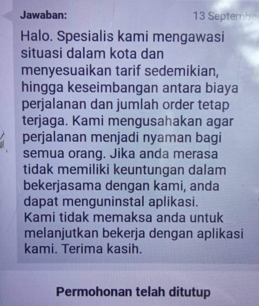 Tuntut Kenaikan Tarif, Driver Maxim Car Kecewa Dengan Jawaban Aplikator