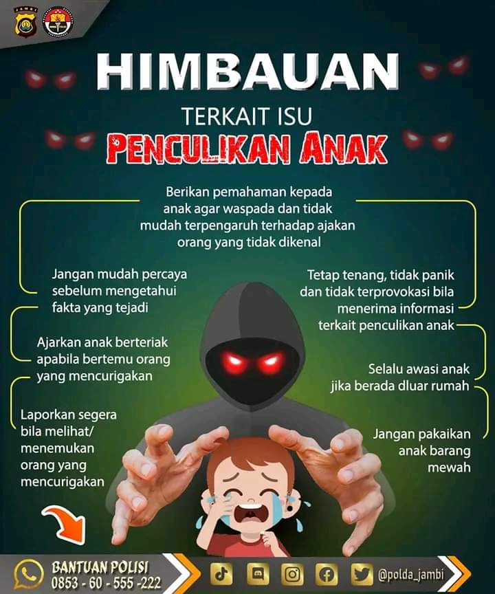 Himbauan Terkait Isu Penculikan Anak