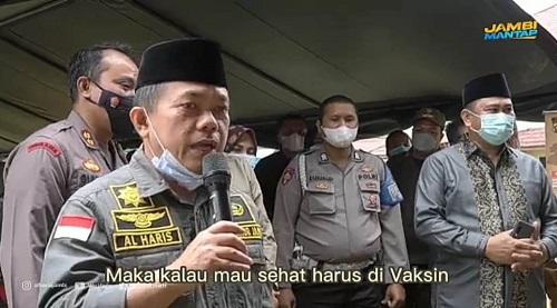 Gubernur Jambi Ajak Anak-Anak Untuk Vaksin