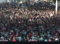 Ribuan Warga Nobar TIMNAS INDONESIA VS UZBEKISTAN di Lapangan Polda Jambi