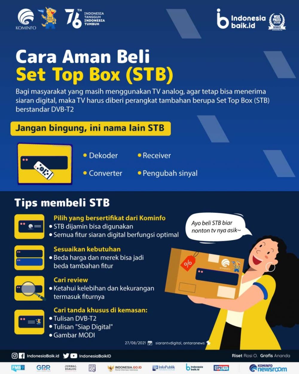 Masyarakat di Ingatkan Jangan Membeli Perangkat STB Abal-Abal