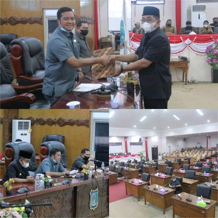 Paripurna Pertama DPRD Kab Tanjab Barat, Agenda Penyampaian LKPJ Tahun Anggaran 2021