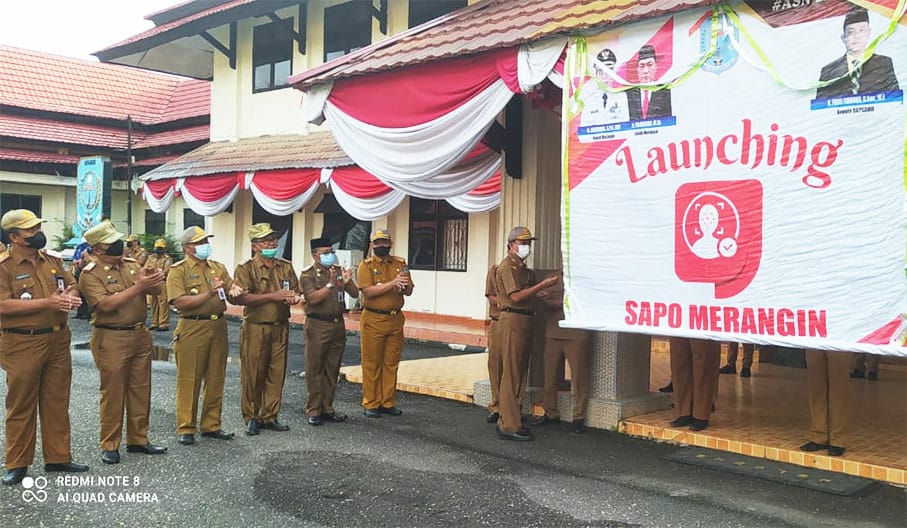 bupati merangin launching aplikasi sapo merangin