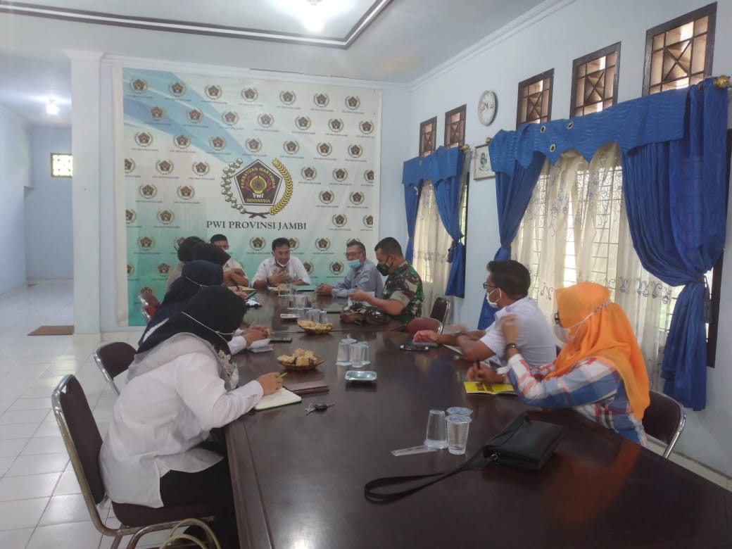 PWI Jambi Gelar Rapat Kordinasi Kepanitiaan Vaksinasi Covid-19