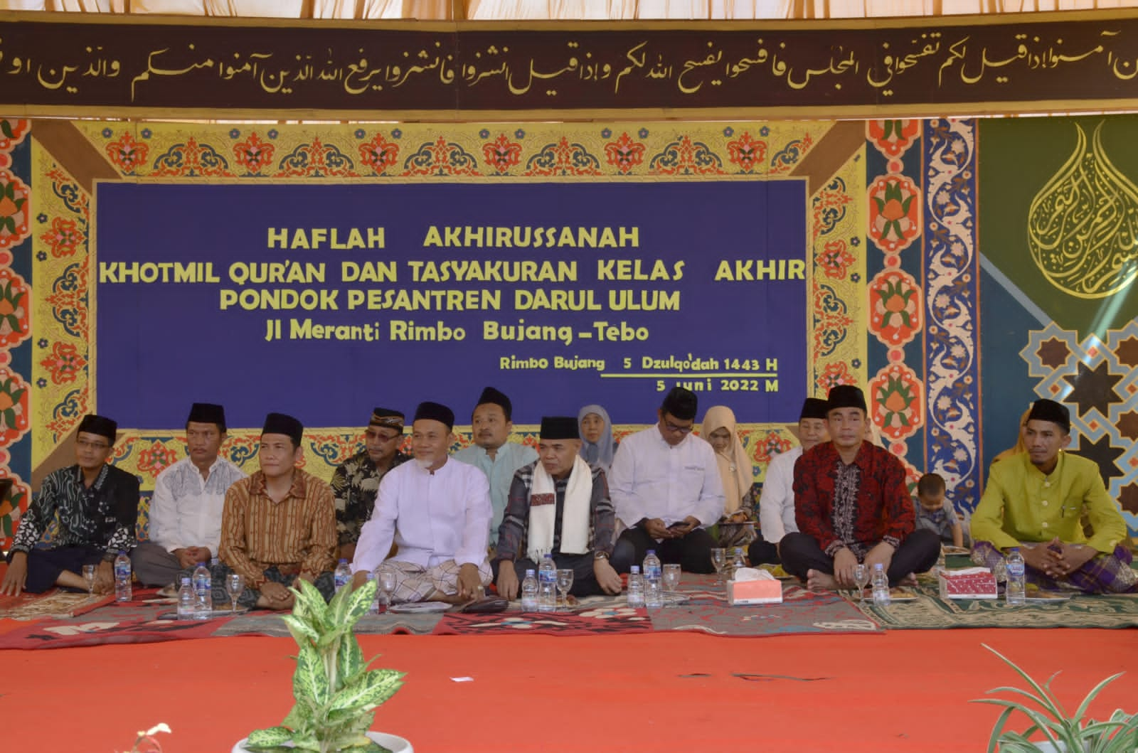 Pj Bupati Aspan Hadiri Acara Tasyakuran Ponpes Darul Ulum