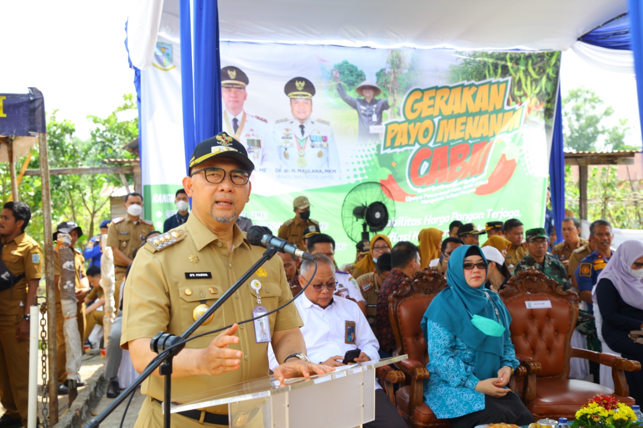 Walikota Fasha Canangkan Gerakan Payo Menanam Cabai