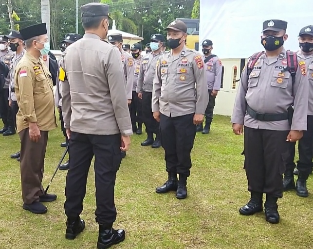 H Mashuri Ikuti Apel Pasukan Pengaman Pilkades