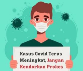 Satgas: Kasus Covid-19 Akan Meningkat Jika Masyarakat Tidak Disiplin Prokes