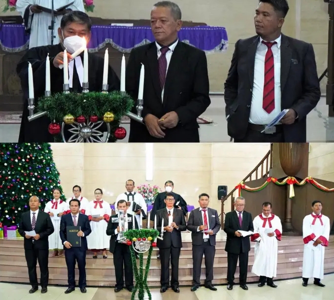 Parhalado HKBP Jambi dan Keluarga Rayakan Natal Bersama