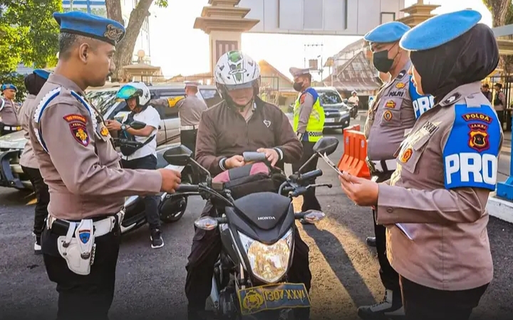 Operasi Patuh Polda Jambi, Kendaraan Personel Turut Diperiksa