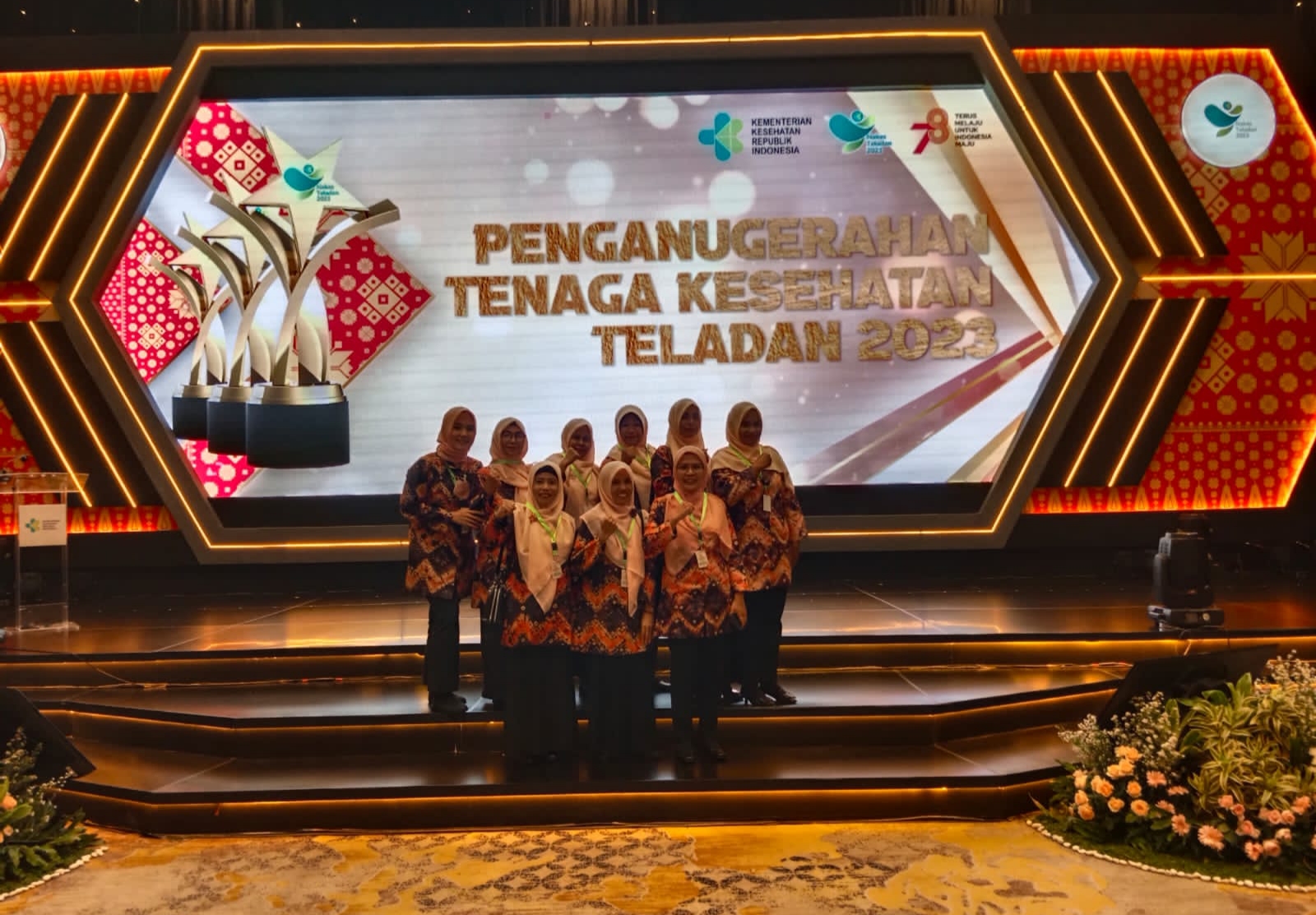 Batang Hari terima penghargaan Tenaga Kesehatan Teladan dan SDM Penunjang Tingkat Nasional Tahun 2023