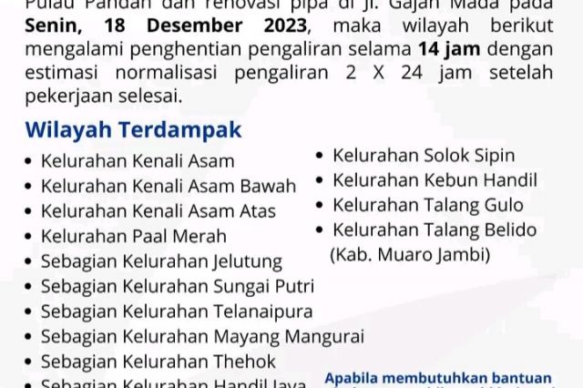 INFO PERUMDA TIRTA MAYANG: Tampung Persediaan Air Anda