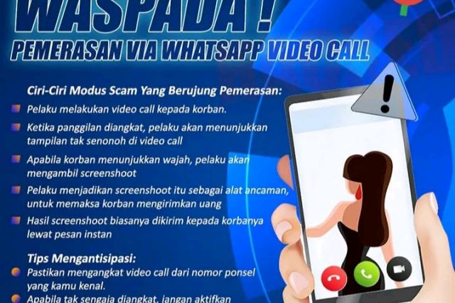 Waspada Pemerasan Modus Video Call WhatsApp