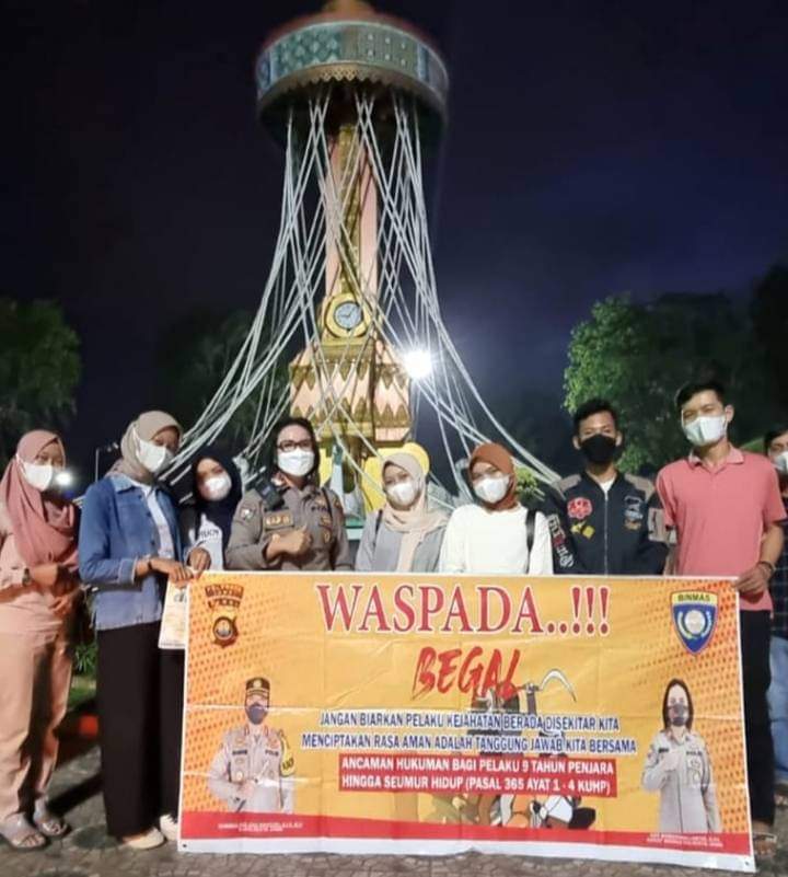 Waspada Aksi Begal, Kapolresta Jambi Himbau Masyarakat Kurangi Aktivitas Malam