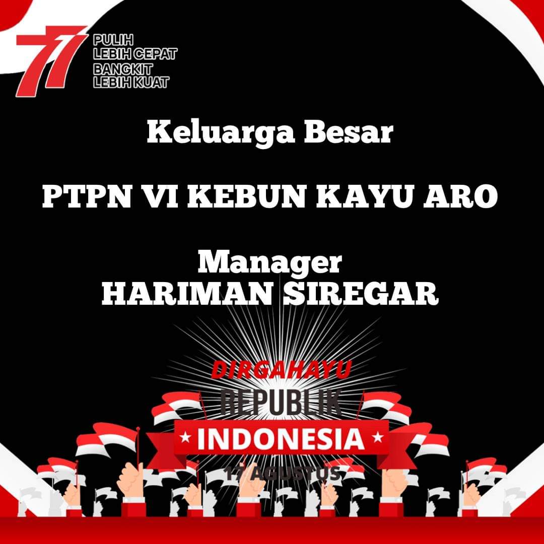 Dirgahayu Republik Indonesia Ke-77