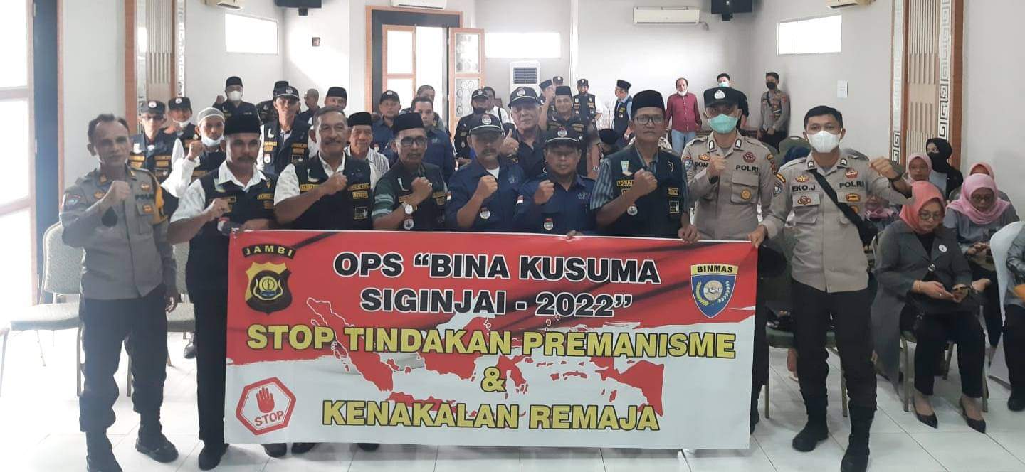 Binmas Polda Jambi Ajak Forum RT Kota Jambi Jaga Kamtibmas 