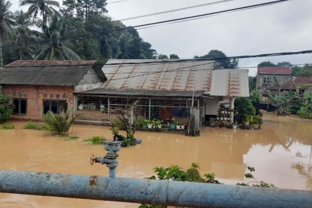 Ribuan Rumah di Kota Jambi Terendam Banjir