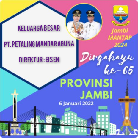 Dirgahayu Provinsi Jambi Ke - 65