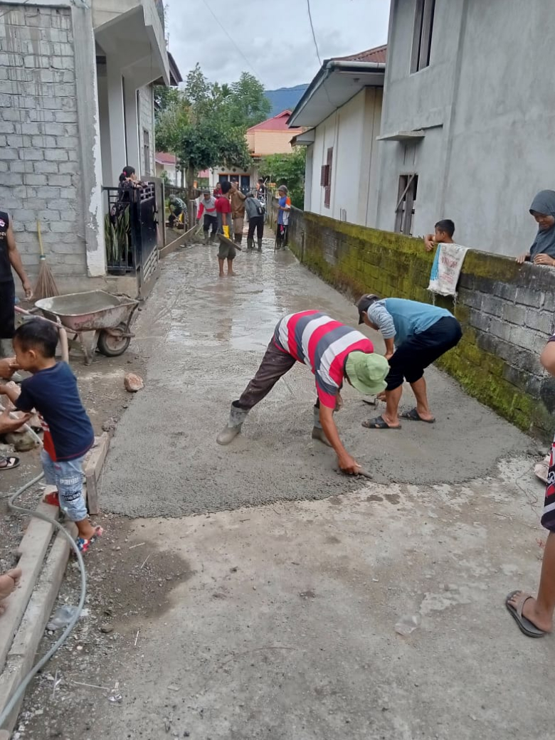 Baru satu hari Yukumaini Meraih Kemenangan sebagai Kades terpilih,lansung Menampakan Perubahan di Siulak Kecil mudik.