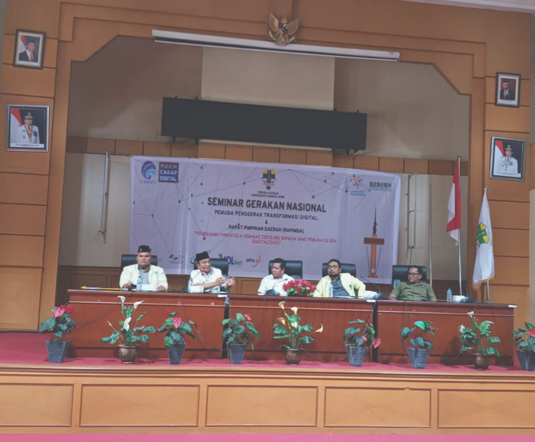 Meneguhkan nilai Pancasila, Pemuda katolik Komda jambi gelar Seminar Gerakan Nasional bertajuk Ideologi Bangsa di Era Digitalisasi