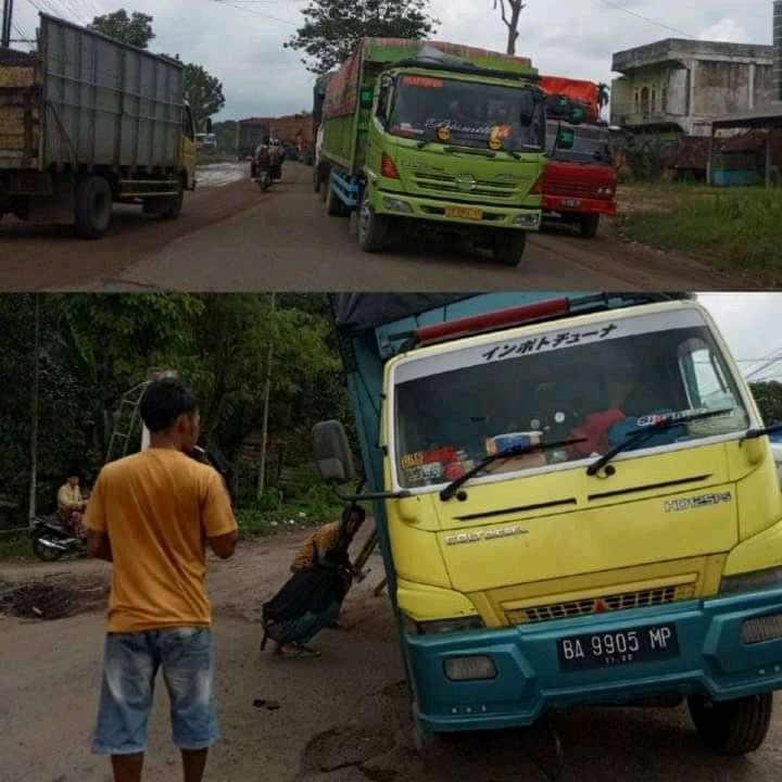 Galian Perbaikan Jalan di Lingkar Barat Akibatkan Kemacetan