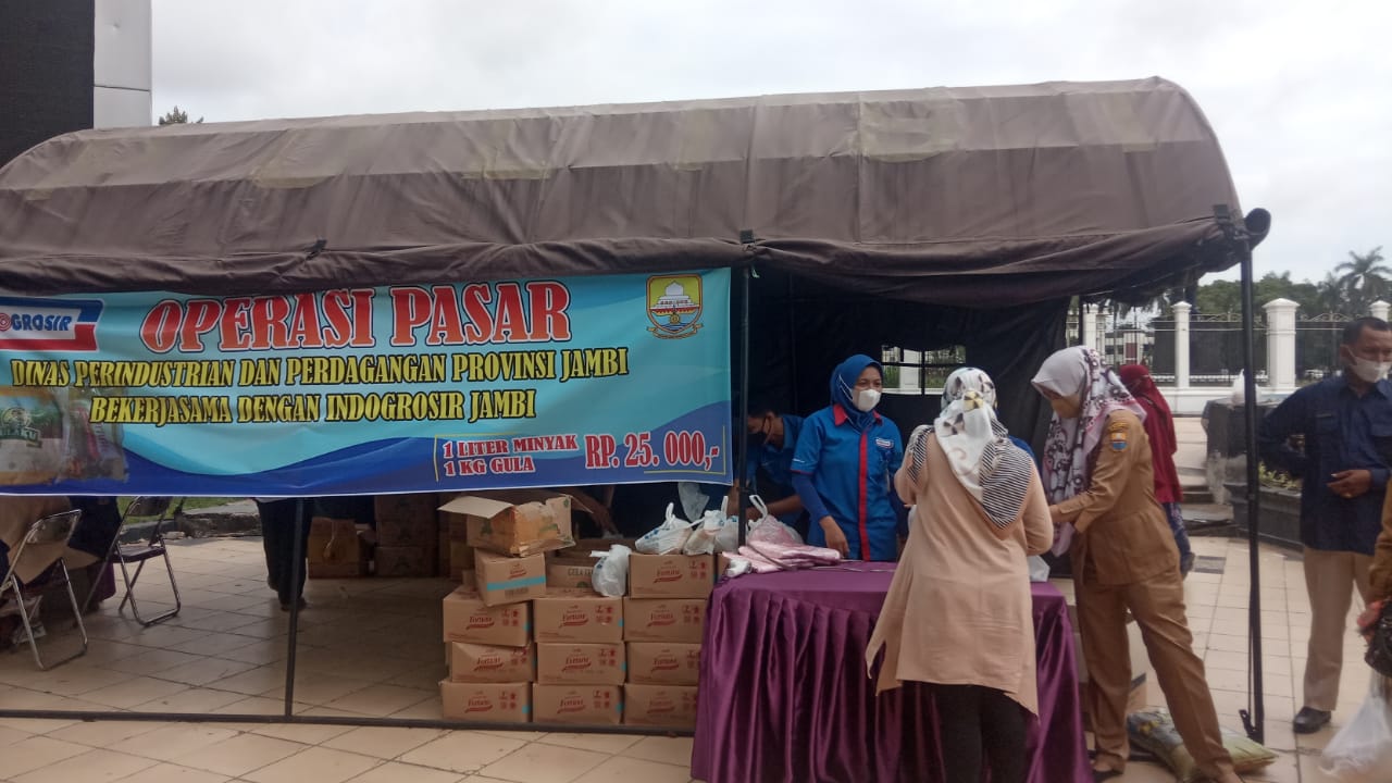 Pemprov Jambi Gelar Bazar Sembako Murah