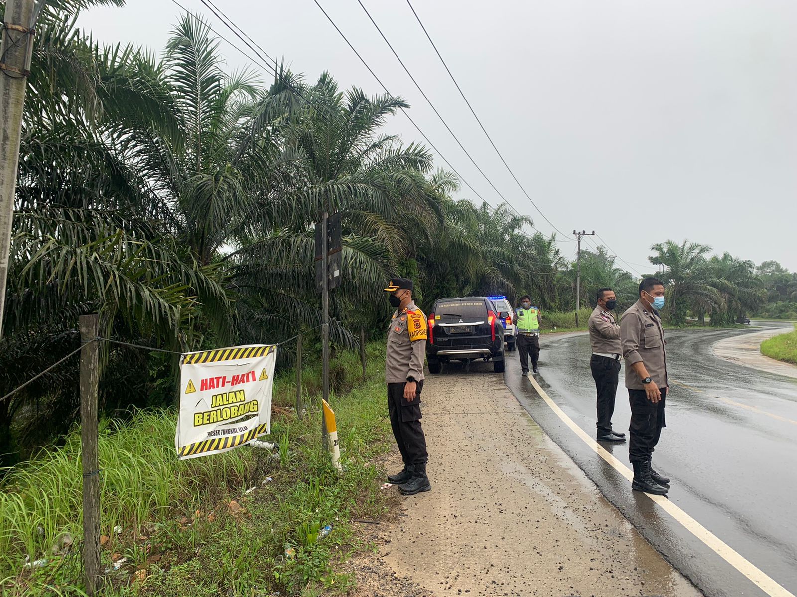 Jelang Idul Fitri, Polres Tanjab Barat Tinjau Kesiapan Pos Pengamanan Dan Pos Pelayanan