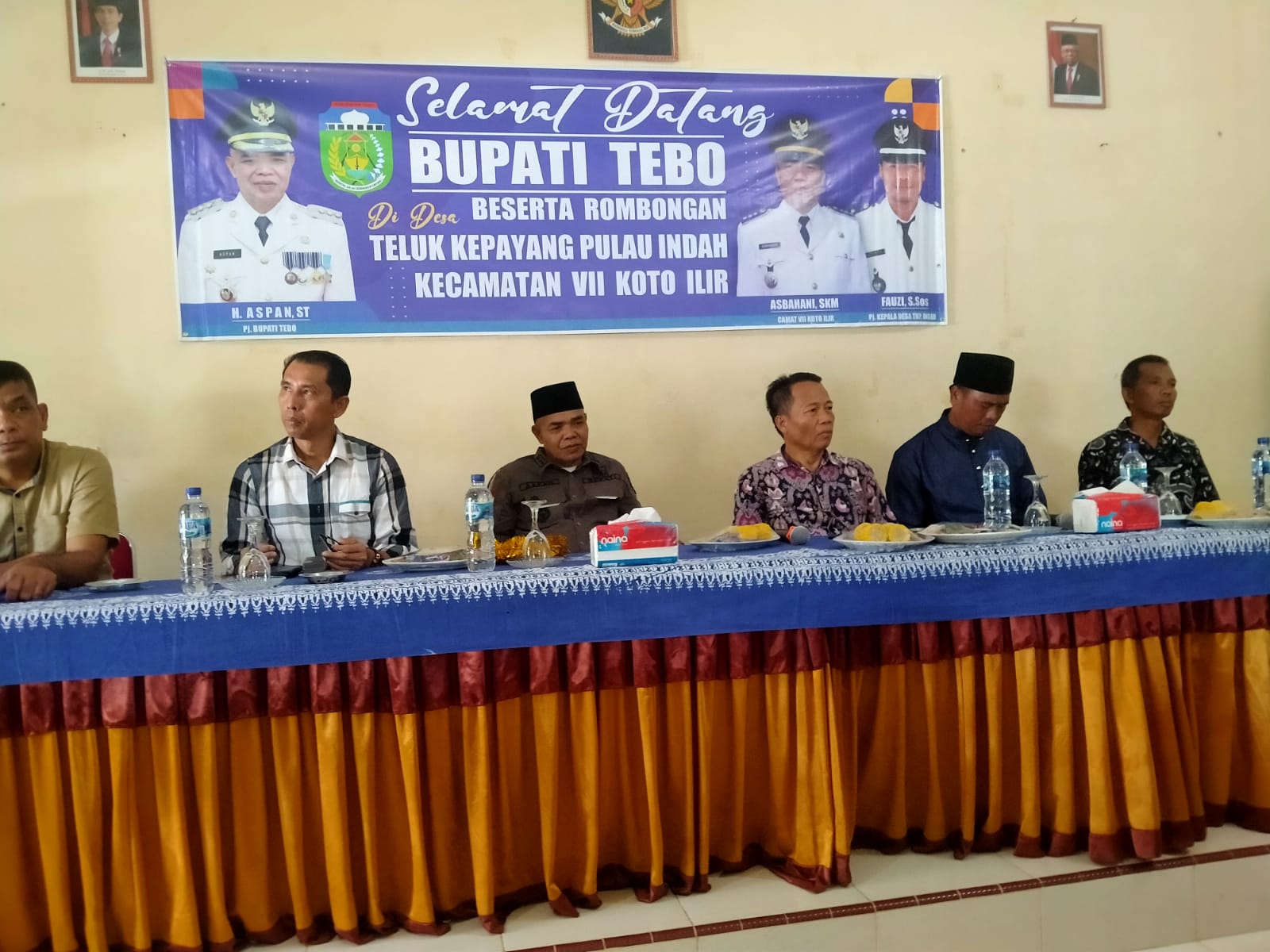 Pj. Bupati Aspan Kunjungi Desa Kelahirannya di VII Koto Ilir