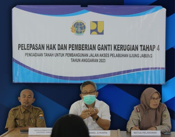 Dinas PUPR provinsi Jambi Laksanakan pelepasan ganti rugi Tahap 4