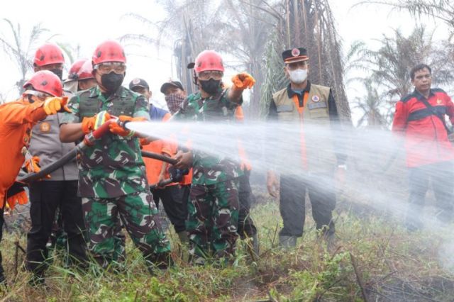 Kasad Apresiasi Penanganan Karhutla di Jambi