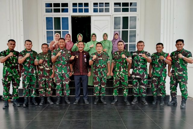 Pj. Bupati ASRAF Sambut Kunjungan Kerja Kepala Kesdam II/Sriwijaya Kolonel CKM DR.dr.Krisna Murti, Sp.Bs ke Kabupaten Kerinci