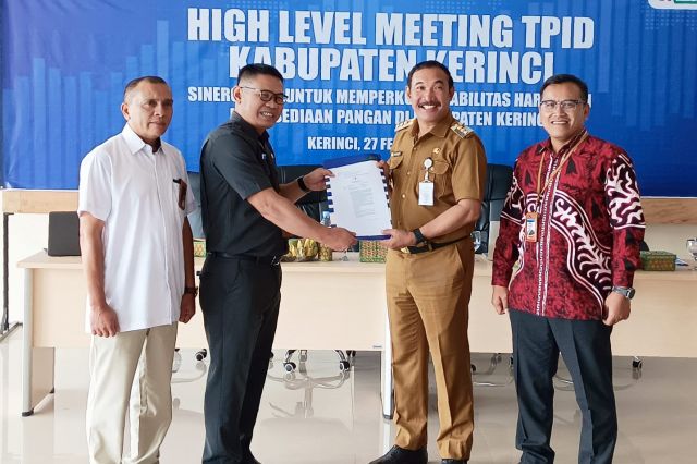 Pj. Bupati Kerinci ASRAF Buka High Level Meeting TPID untuk Perkuat Stabilitas Harga Pangan