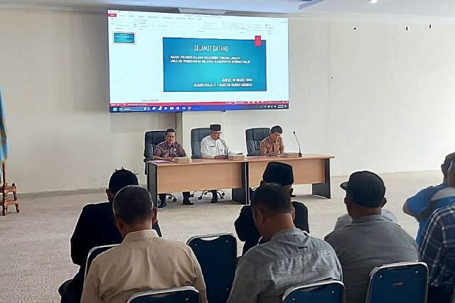 Pemkab Kerinci Gelar Rapat Awal Penyusunan Kajian Akademik Usulan Pemekaran Wilayah Kabupaten Kerinci Hilir