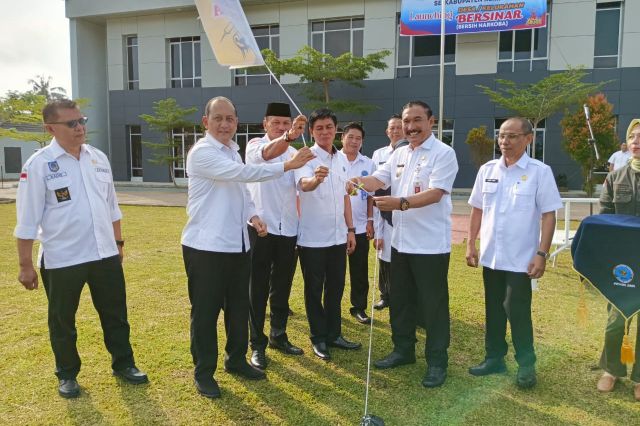 Hadiri Apel Siaga Bersama BNN Jambi, Pj Bupati Asraf : Inovasi Baru Wujudkan Desa Bersinar