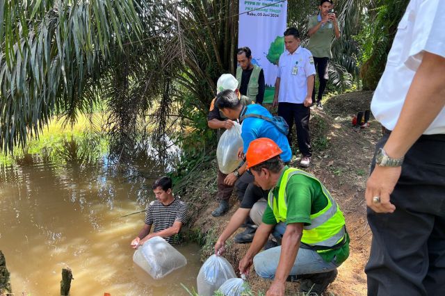 PTPN IV Regional 4, Berikan Bantuan Benih Ikan ke Masyarakat Wilayah Kerja