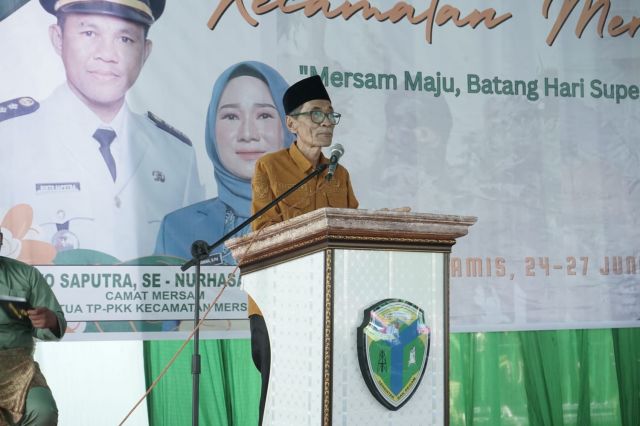 Wakil Bupati Batanghari Resmi Membuka Acara HUT ke-66 Kecamatan Mersam