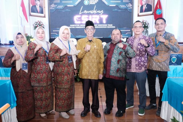 Wabup Bakhtiar Ikuti Launching CSIRT bersama Badan Siber dan Sandi Negara : Batang Hari Kabupaten pertama penerapan CSIRT di Provinsi Jambi