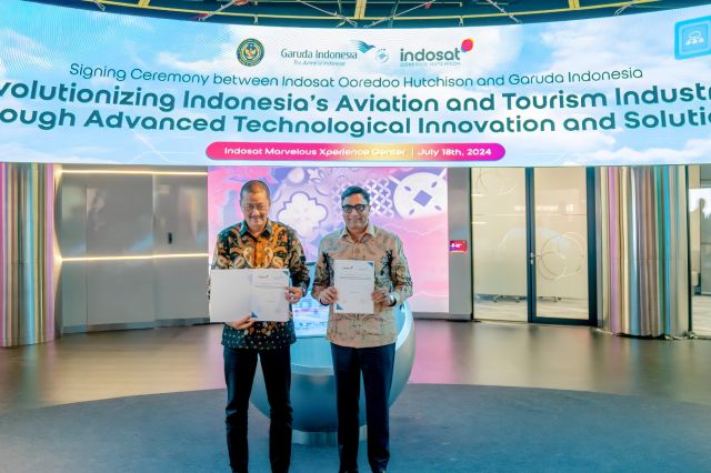 Indosat Ooredoo Hutchison dan Garuda Indonesia Jajaki Kolaborasi Perkuat Akselerasi Pertumbuhan Sektor Penerbangan dan Pariwisata Indonesia