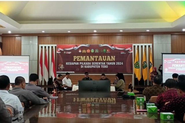 Pjs. Gubernur Sudirman Apresiasi Kesiapan Pemkab Tebo Jelang Pilkada Serentak 2024