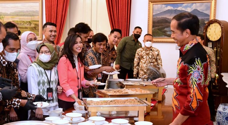 Presiden Jokowi Silaturahmi Dengan Wartawan Istana