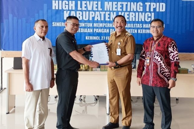 Pj. Bupati Kerinci ASRAF Buka High Level Meeting TPID Perkuat Stabilitas Harga Pangan