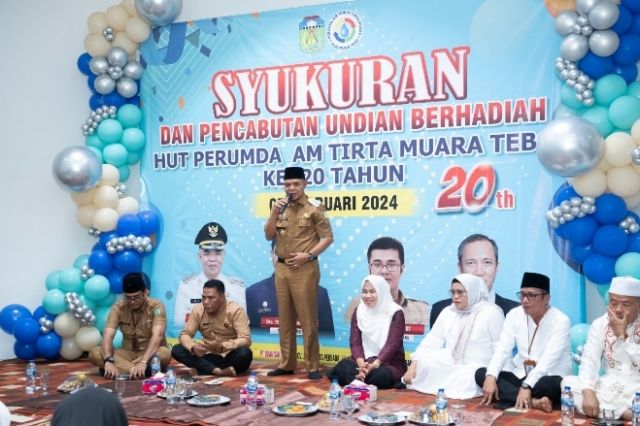 PJ Bupati Tebo Aspan Hadiri Syukuran Gedung Baru PDAM Tirta Muara Tebo