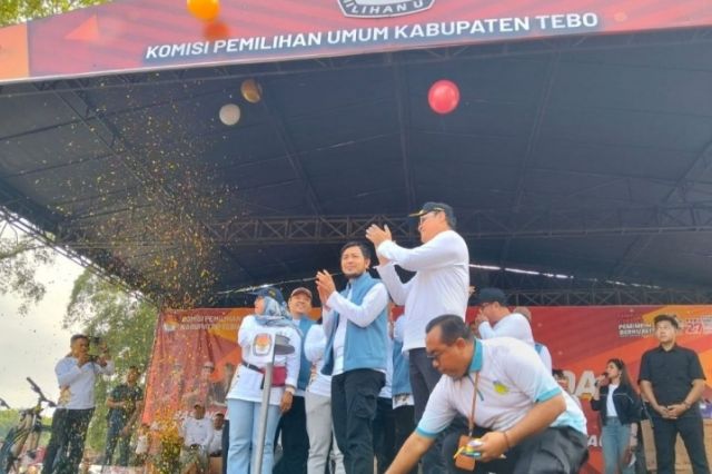 Pj Bupati Tebo, Ajak Seluruh Masyarakat Aktif Dalam Mensukseskan Pilkada Serentak 2024