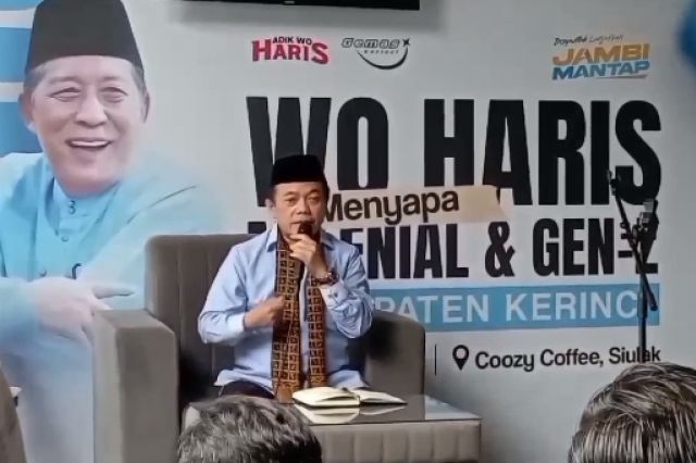 Cagub Al Haris Bertemu Dan Menyapa Para Generasi Milenial Dan GEN-Z Di Kerinci