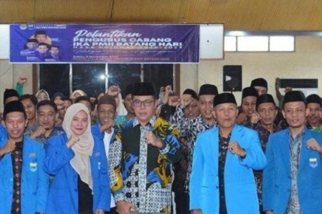 Pjs Bupati Batanghari Hadiri Pelantikan Pengurus Cabang IKA PMII