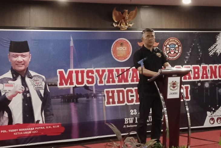 Walikota Fasha Buka Muscab Harley Davidson Club Indonesia Jambi